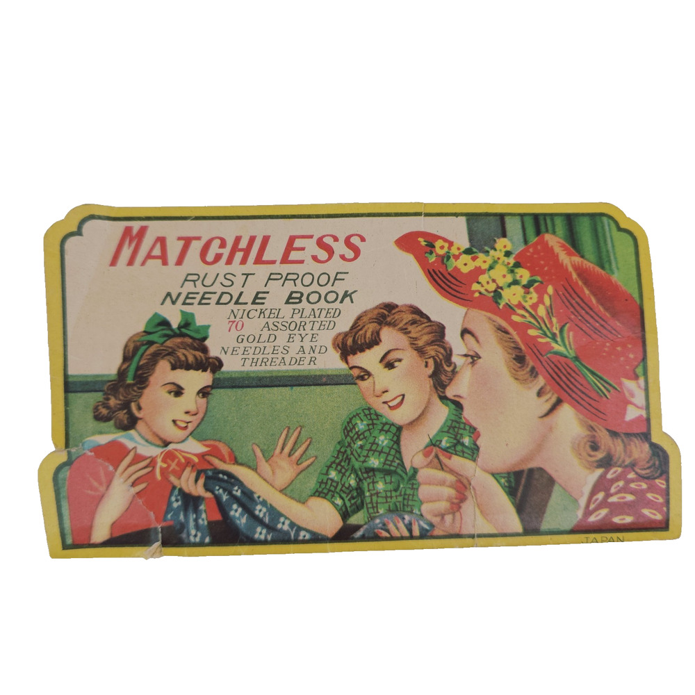 Vintage Sewing Kit Premium Happy Home House Wife 10 KNEEDLES ONLY *READ